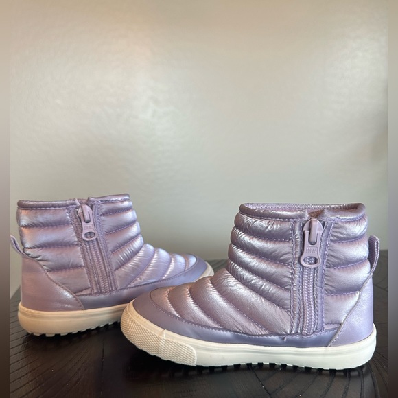 Toddler Girls' Ainsley Zipper Slip-On Booties - Cat & Jack Purple - size 8 - Picture 5 of 8